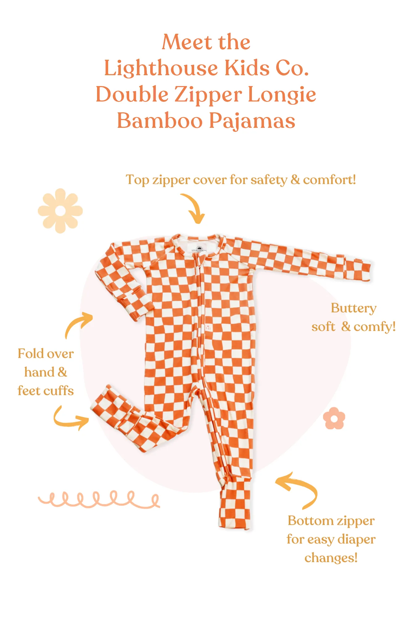 𝐒𝐀𝐋𝐄! 𝟓𝟎% 𝐎𝐅𝐅! Bamboo Baby Pajamas - Double Zipper - Longies - Spookies