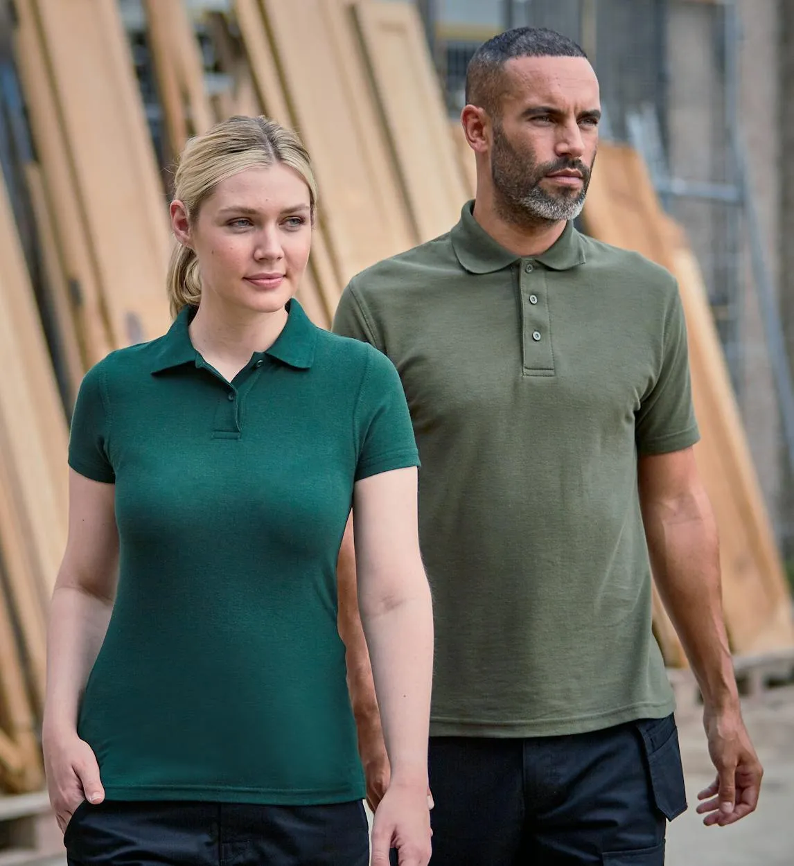 50x Personalised Embroidered Work Polo Shirts with Free Logo