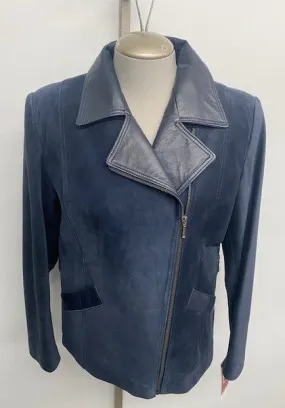 6016 Clearance - Ladies' Perfecto Style Bomber Jacket - Size 16