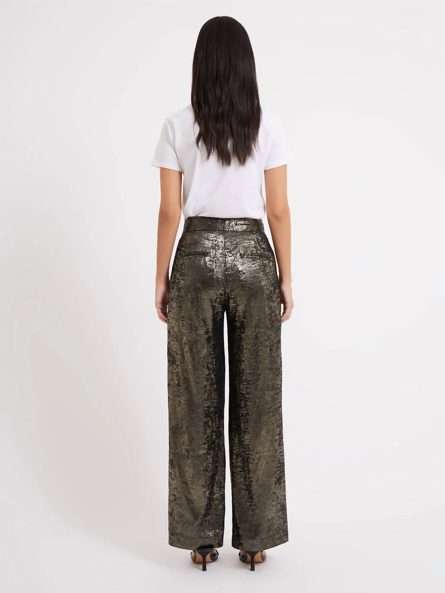 ALARA MOLTEN SUIT TROUSERS