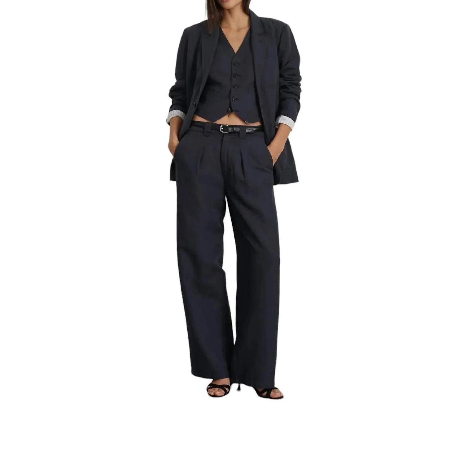 Alex Mill - Women's Madeline Pleat Twill Trouser