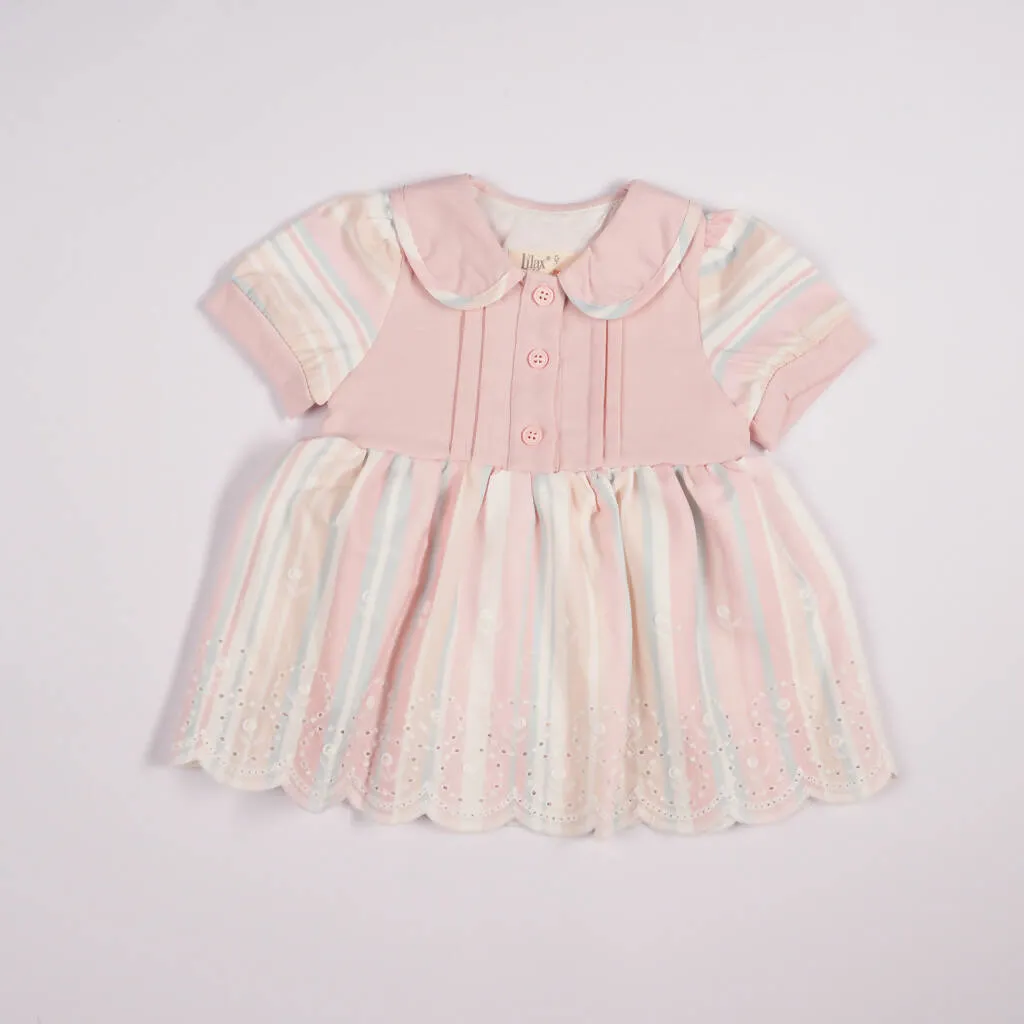 Alice Broidery Rainbow Dress