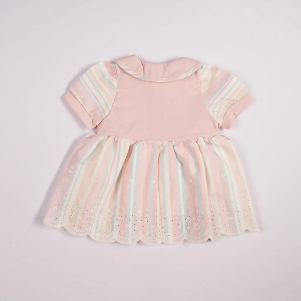 Alice Broidery Rainbow Dress
