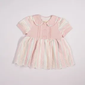 Alice Broidery Rainbow Dress
