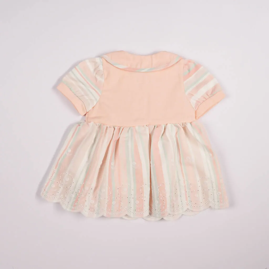 Alice Broidery Rainbow Dress