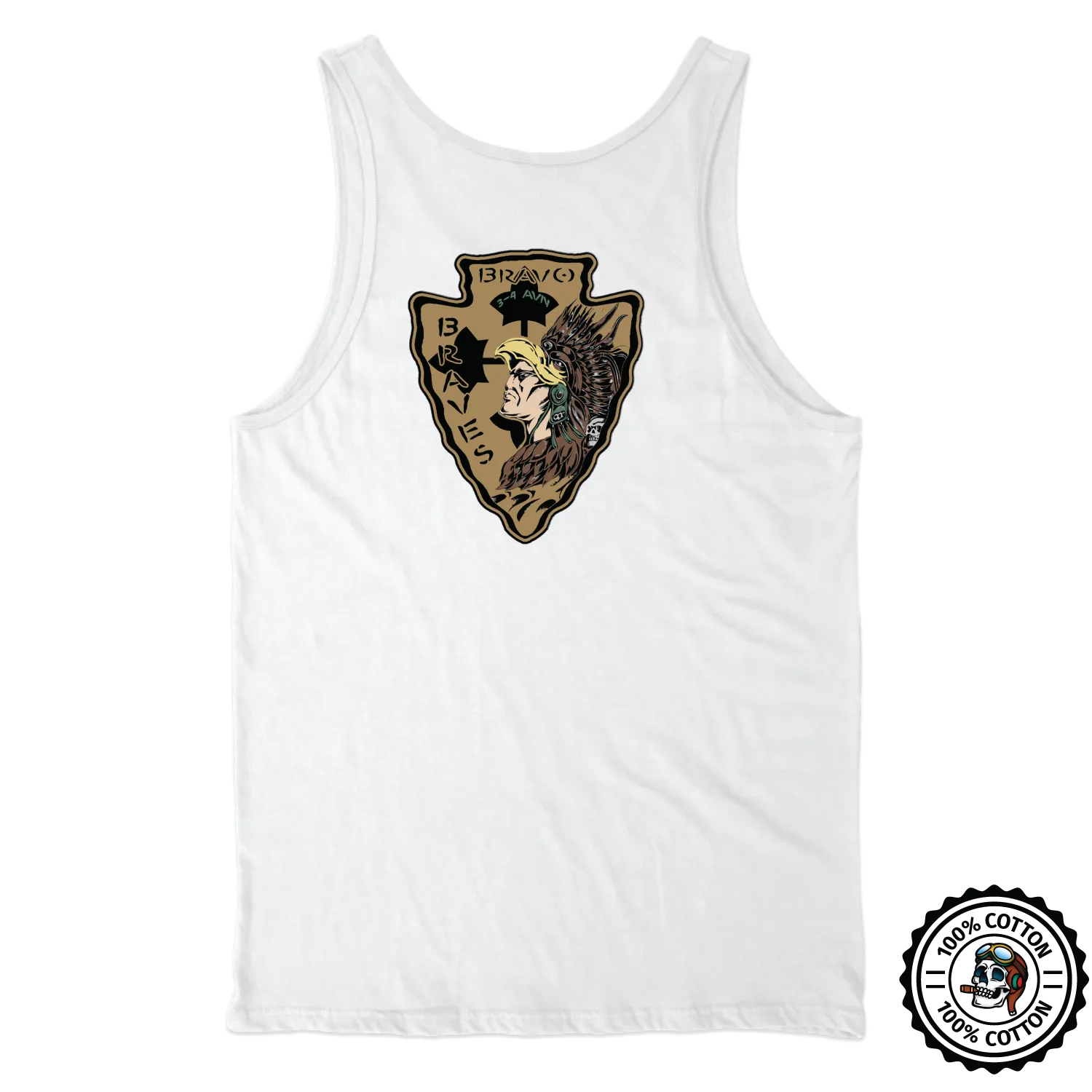 B Co, 3-4 AHB "Braves" Tank Tops