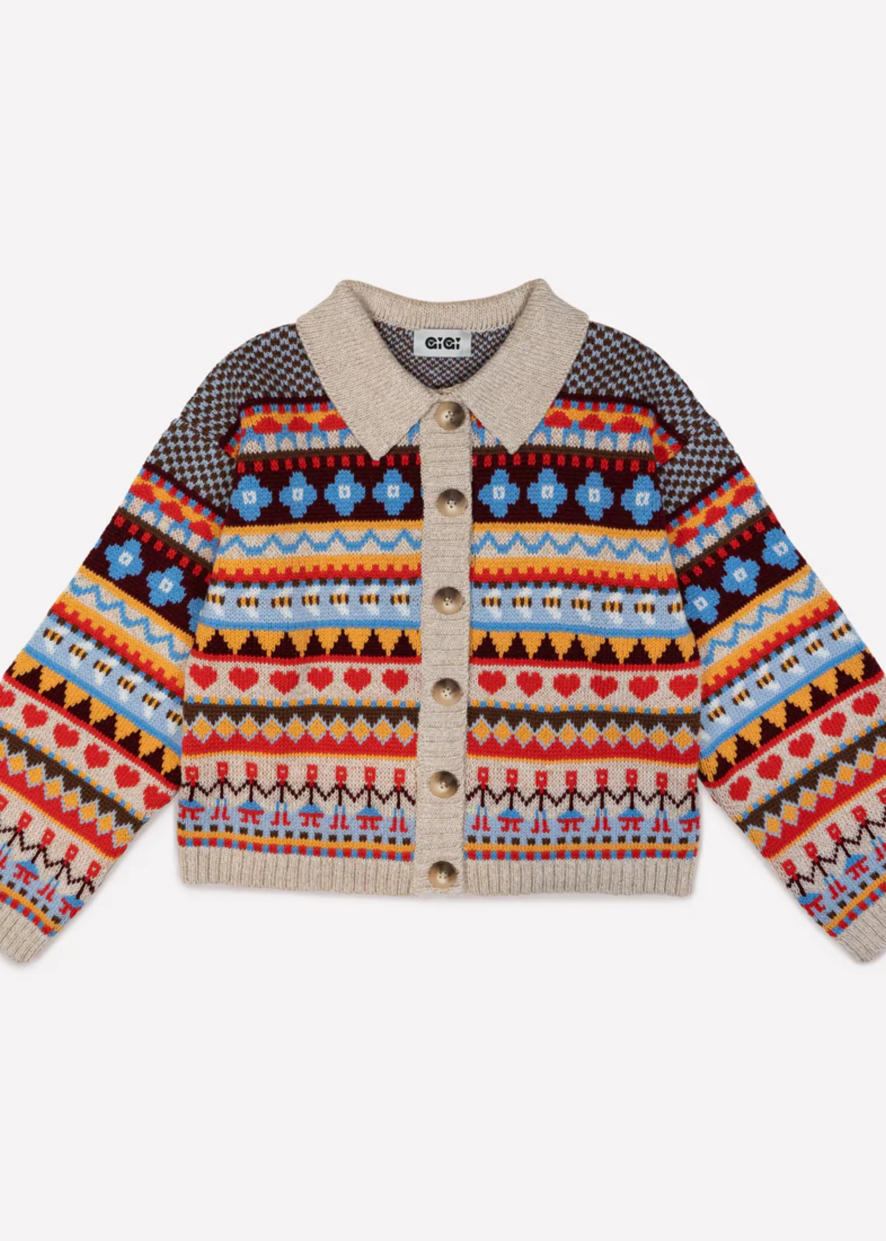 Bee garden cardigan
