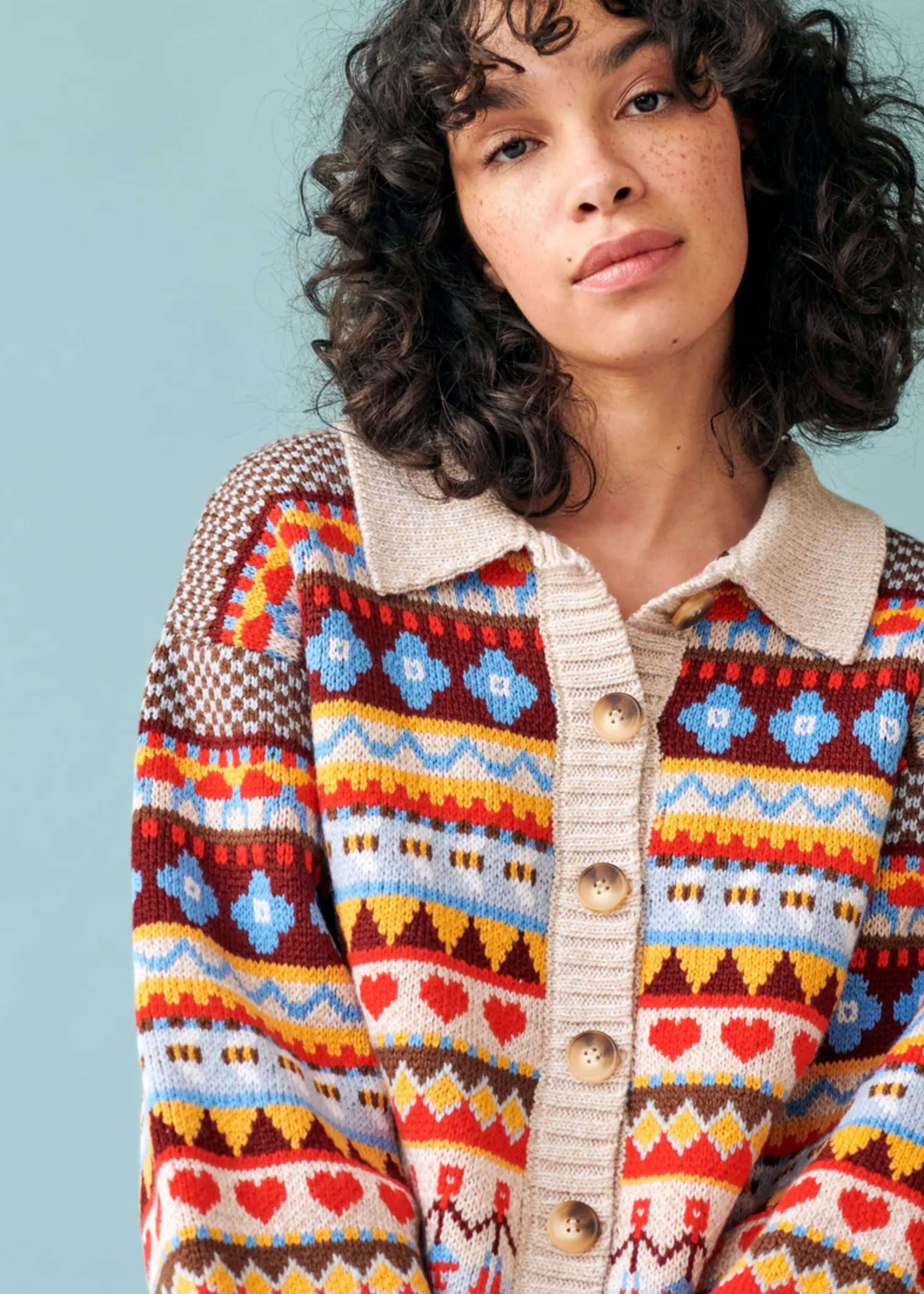 Bee garden cardigan