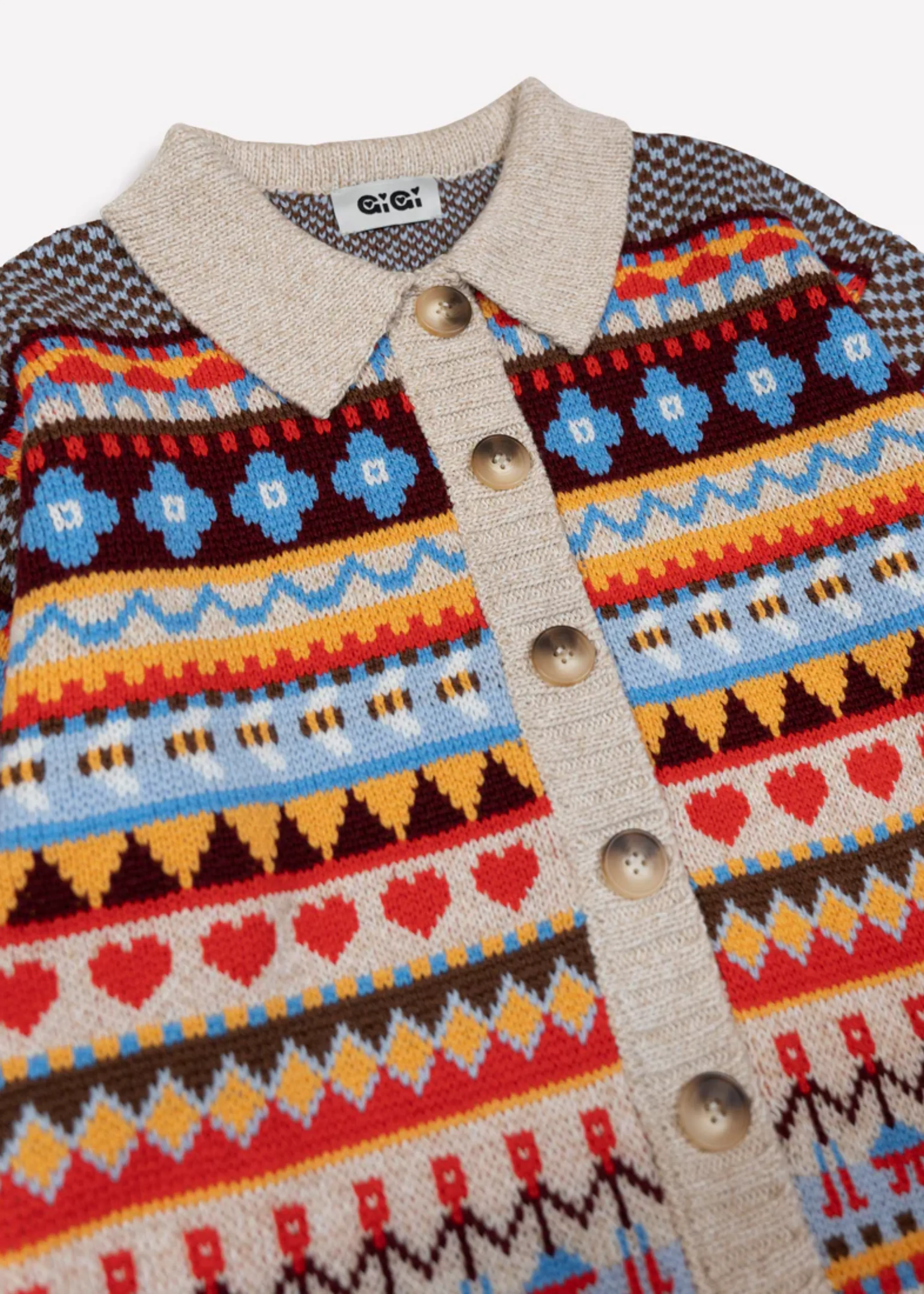 Bee garden cardigan