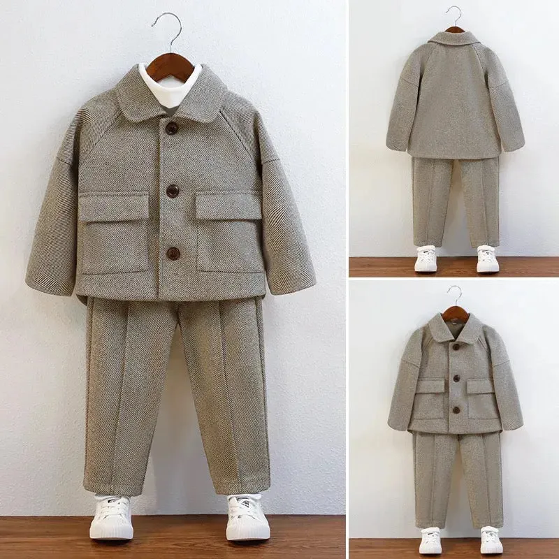 Boys Winter Elegant Co-ord Set