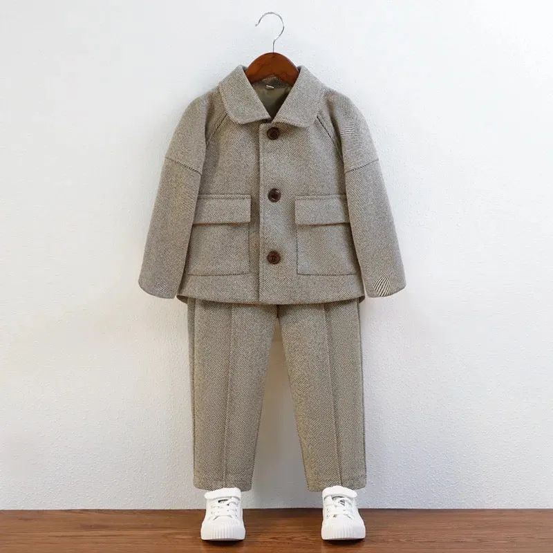 Boys Winter Elegant Co-ord Set