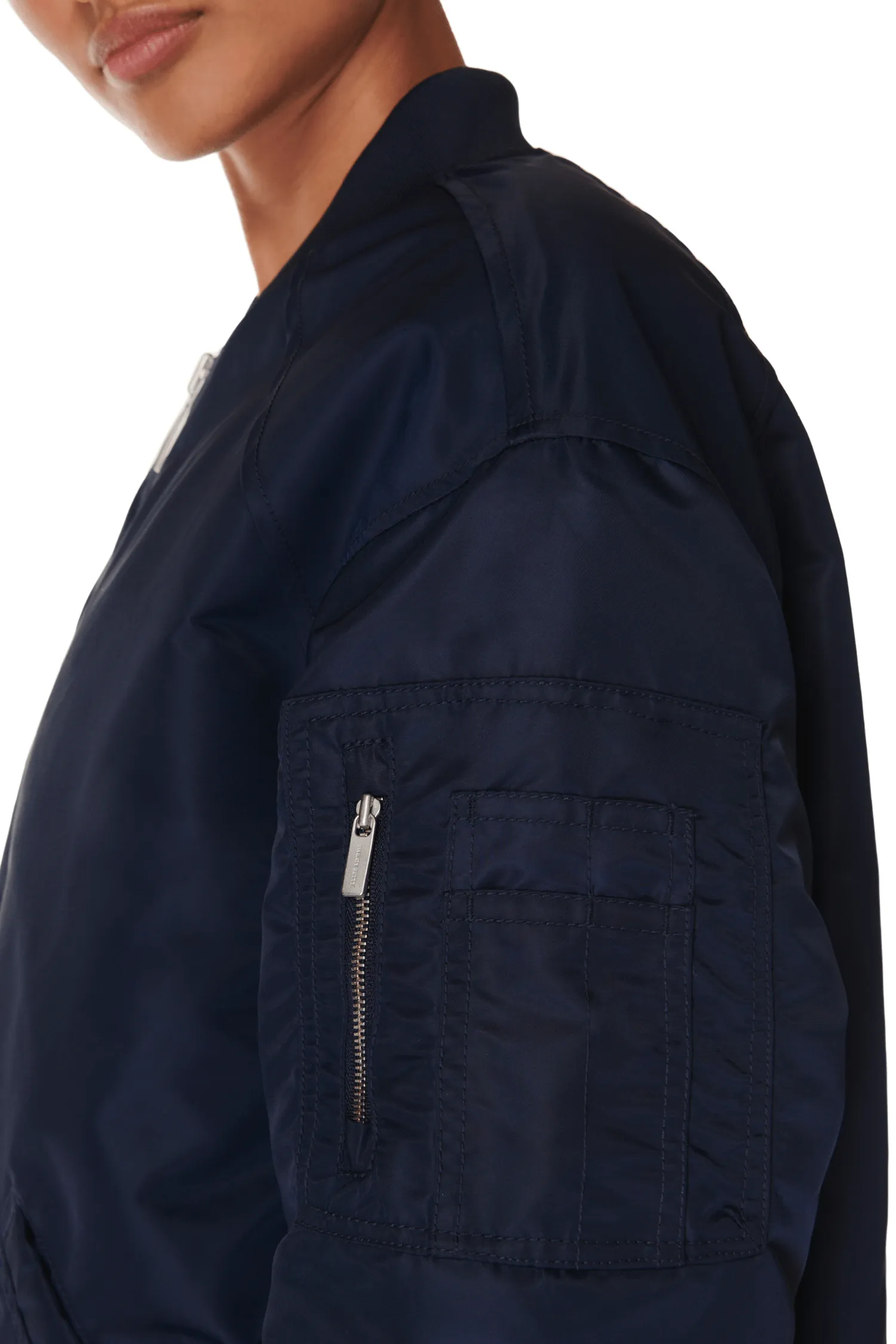 Cityscape Longline Bomber
