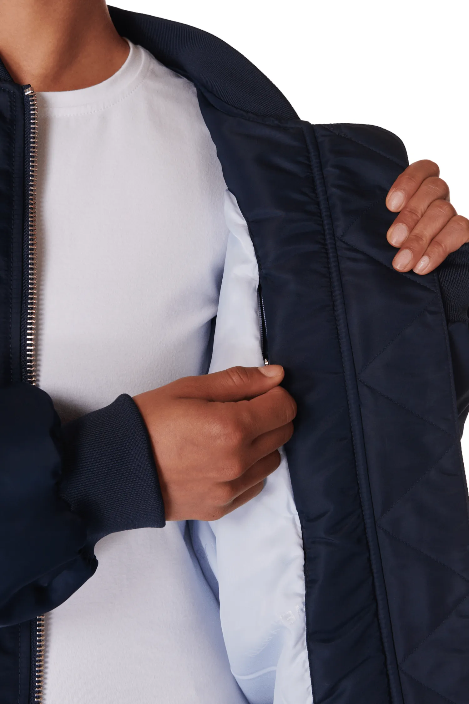 Cityscape Longline Bomber