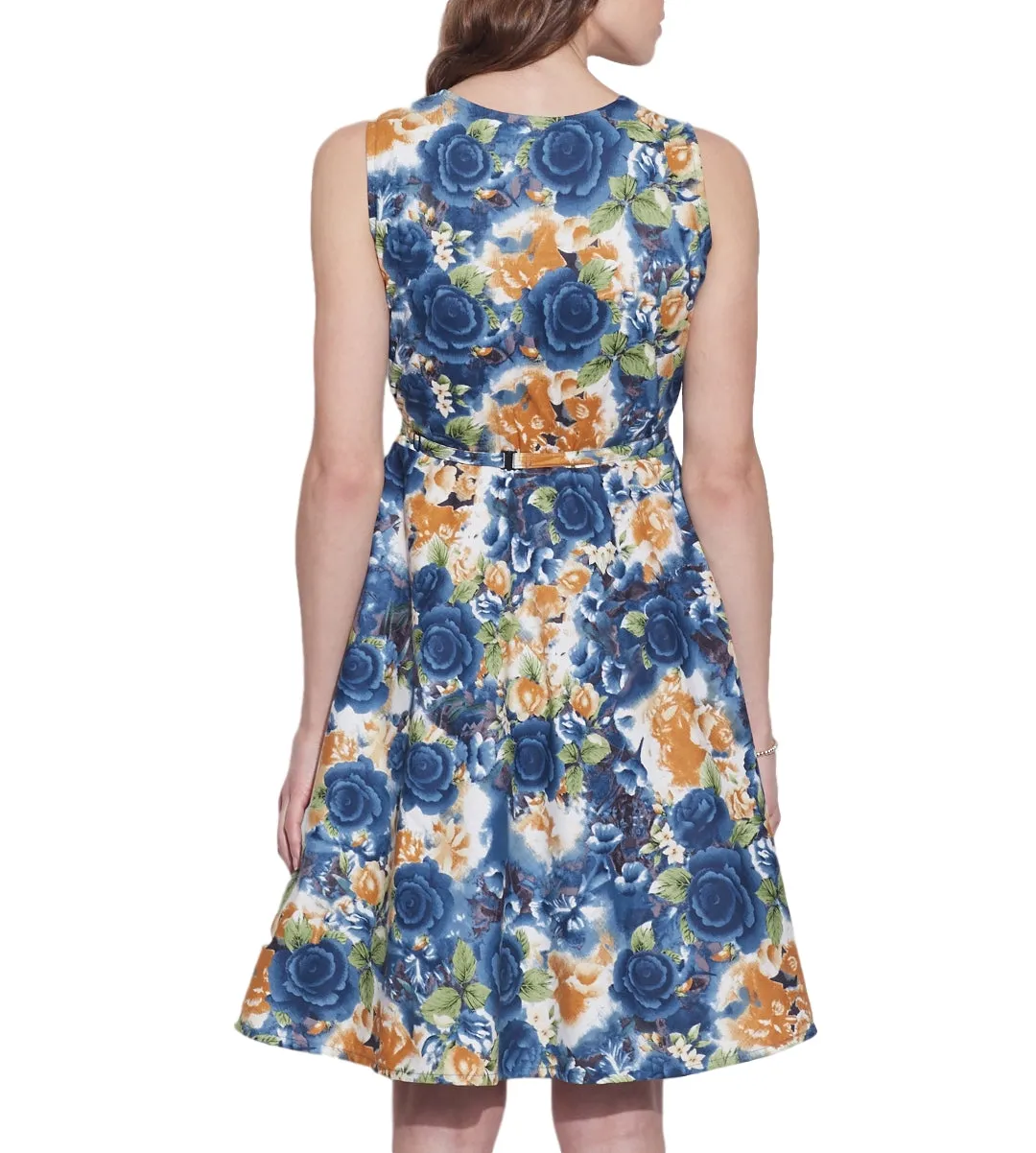 Clothes For Women Cotton Printed Dress,Machine Washable,W-CPD40-1620, Size-40 Inch