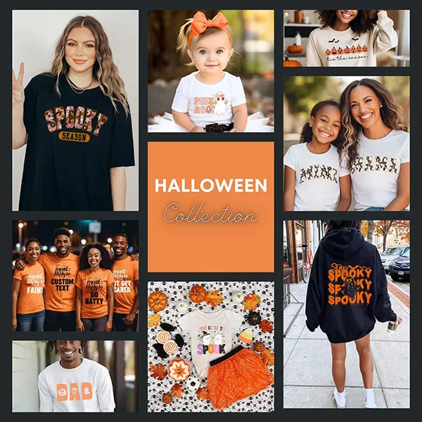 Comfy Halloweentown University Sweatshirt & Hoodie with Front & Back Design- Several Shirt Styles & Sizes