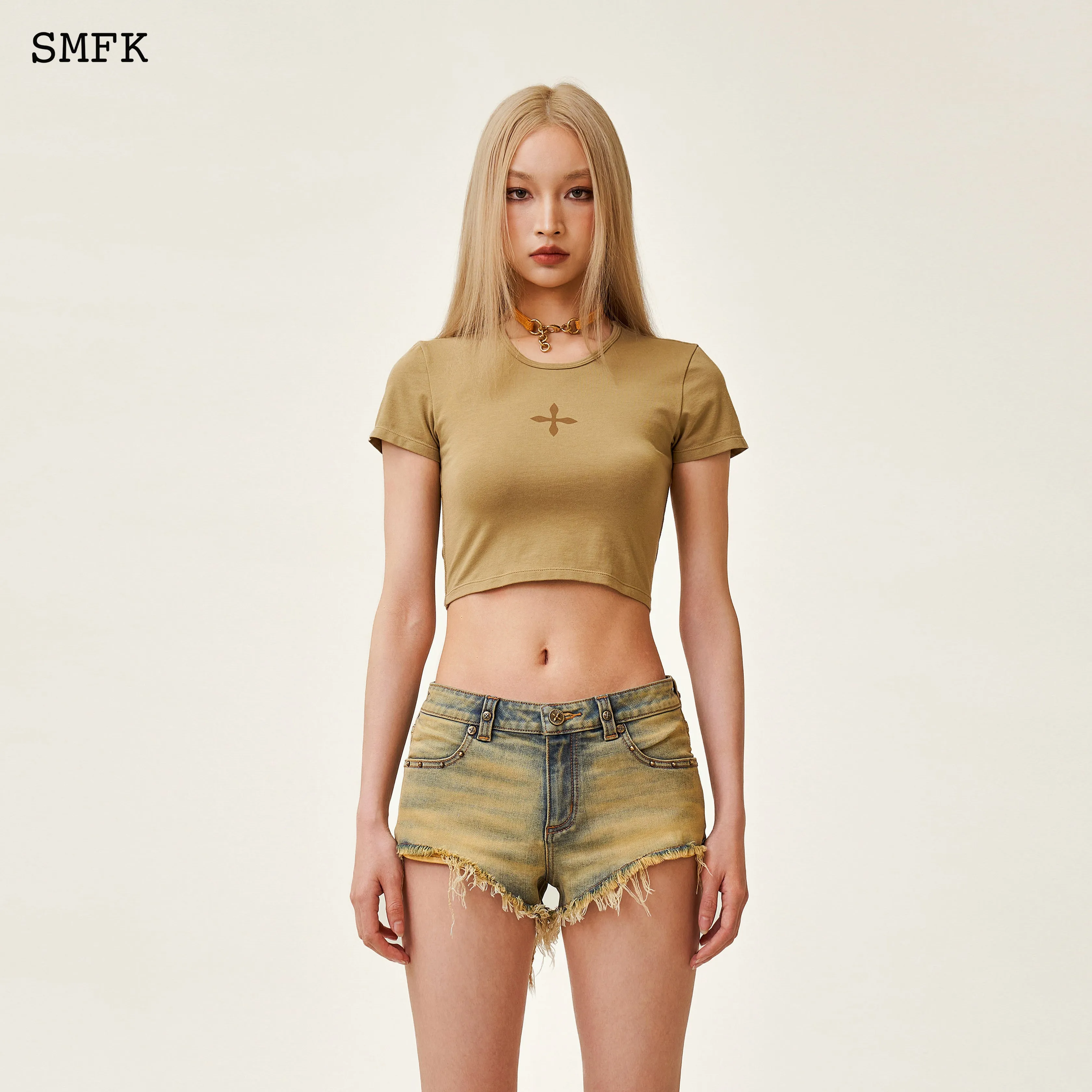 Compass Cross Classic Sporty Tights Tee In Green