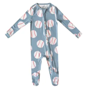Copper Pearl Zip-Up Footie Pajama | Slugger