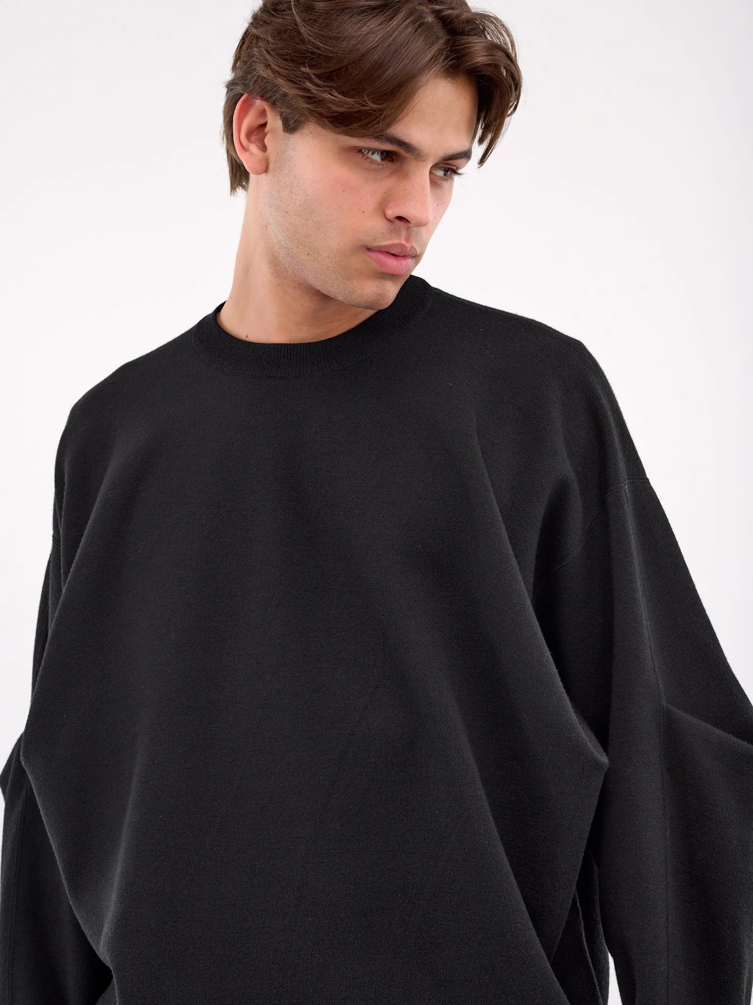 Crewneck Sweater (ST-1130-BLACK)