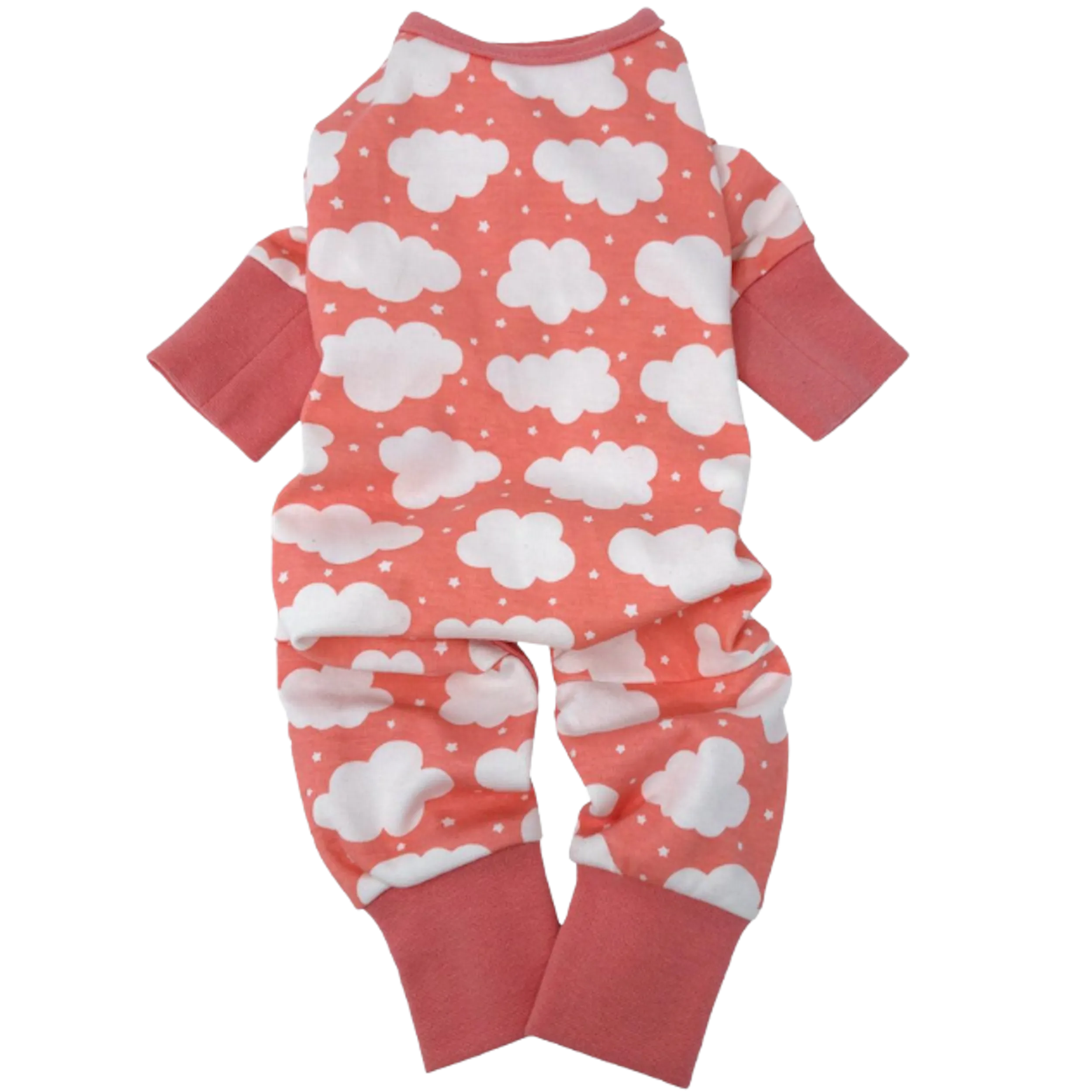Cuddle Pup Pajamas | Fluffy Clouds Coral