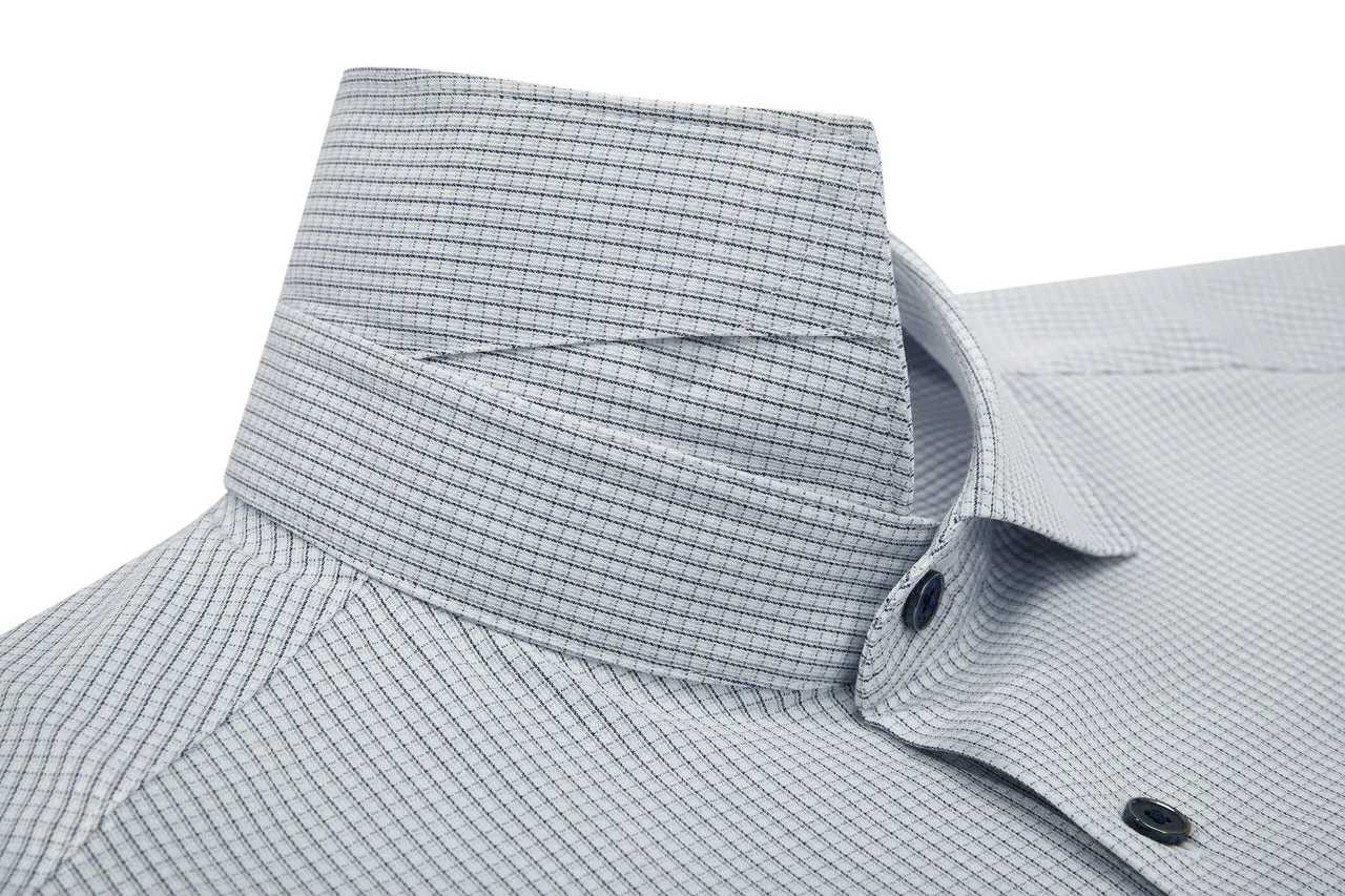 Easy Care Stretch Check Shirt in Smart Fit Long Sleeve