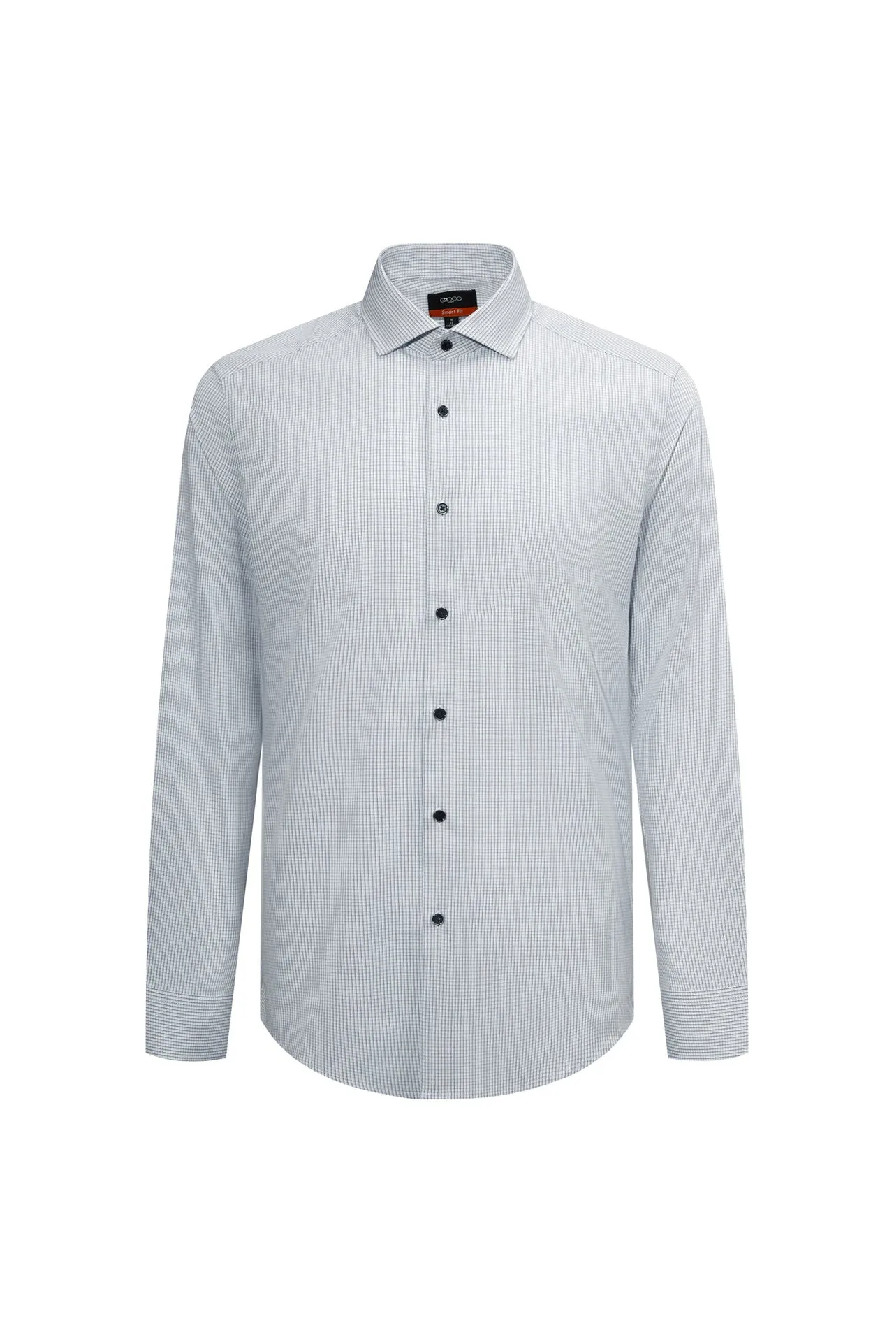 Easy Care Stretch Check Shirt in Smart Fit Long Sleeve