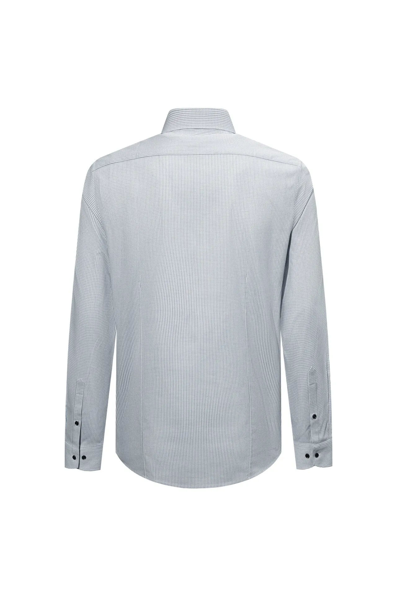 Easy Care Stretch Check Shirt in Smart Fit Long Sleeve