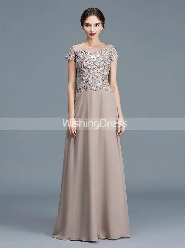 Elegant Mother of the Bride Dresses,Mother Dress with Sleeves,Long Mother Dress,MD00026