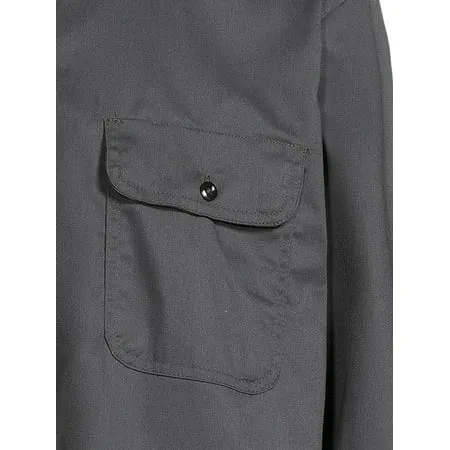 Genuine Dickies Men's FLEX Long Sleeve Work Shirt with Temp Control Cooling, Charcoal, XL