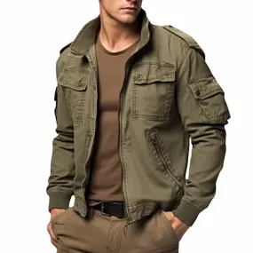 Green Field Jacket Men