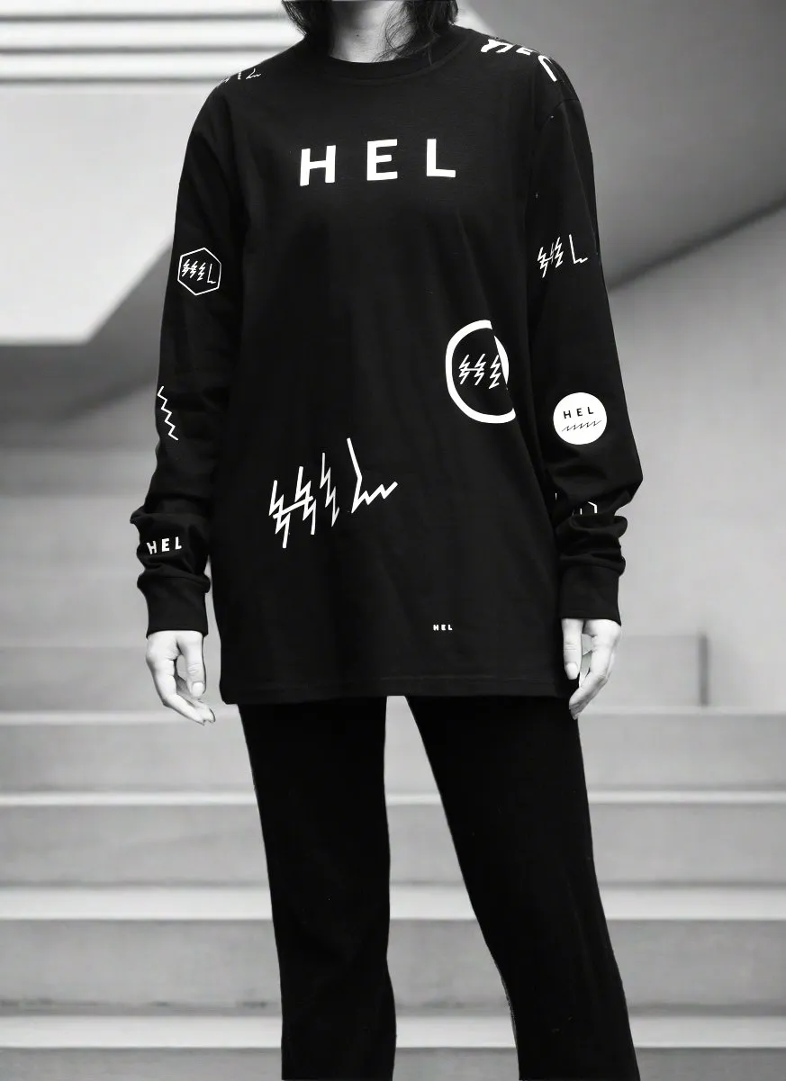 HEL N° 12 | Black Long Sleeve