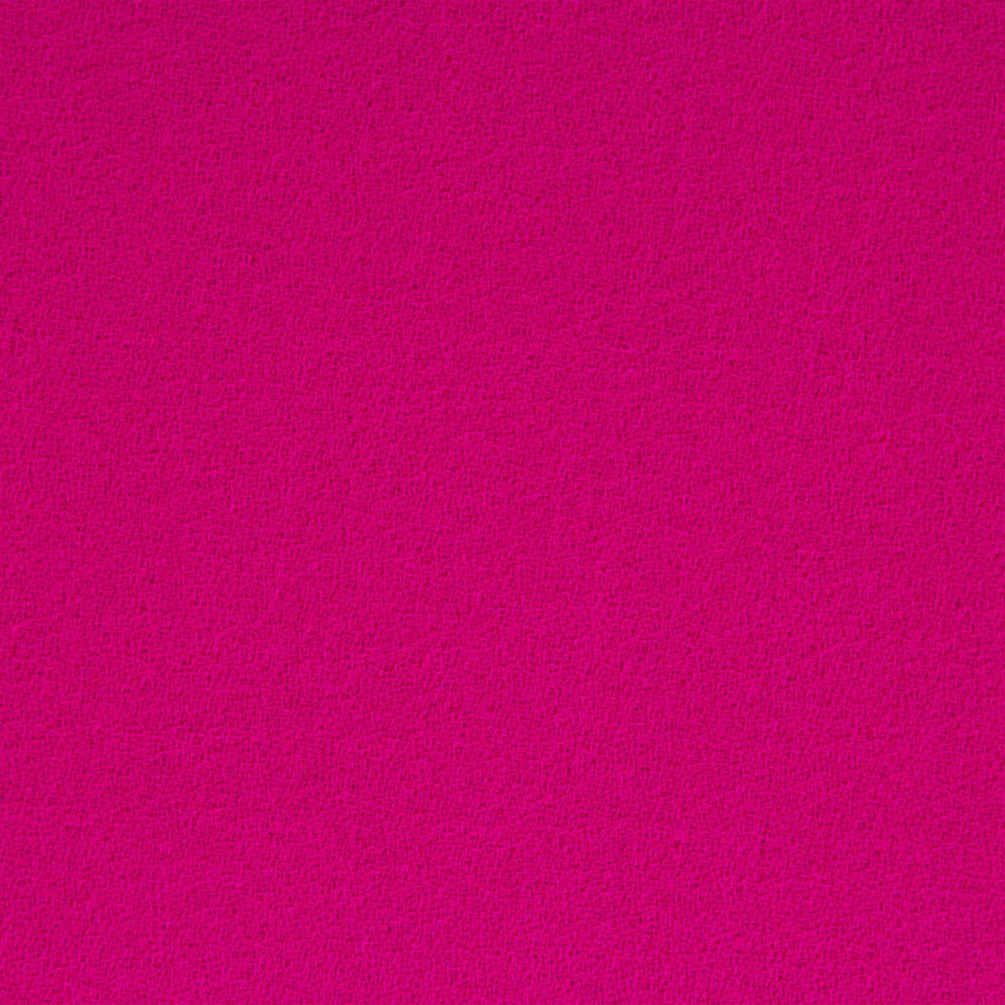 Hot Pink Single Wool Crêpe