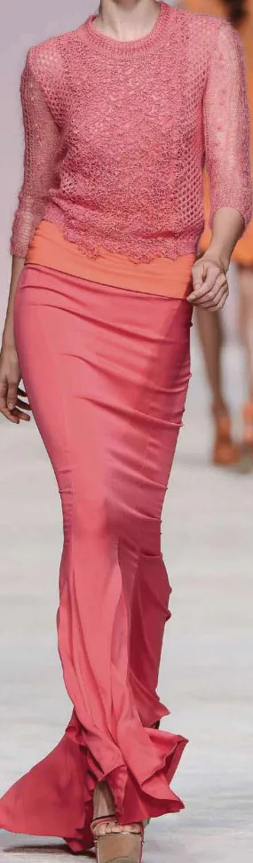 Hot Pink Single Wool Crêpe