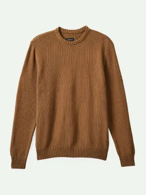 Jacques Waffle Knit Sweater: Tiger's Eye