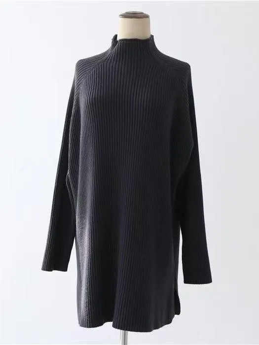 Loose Comfy Long Knitted Dress