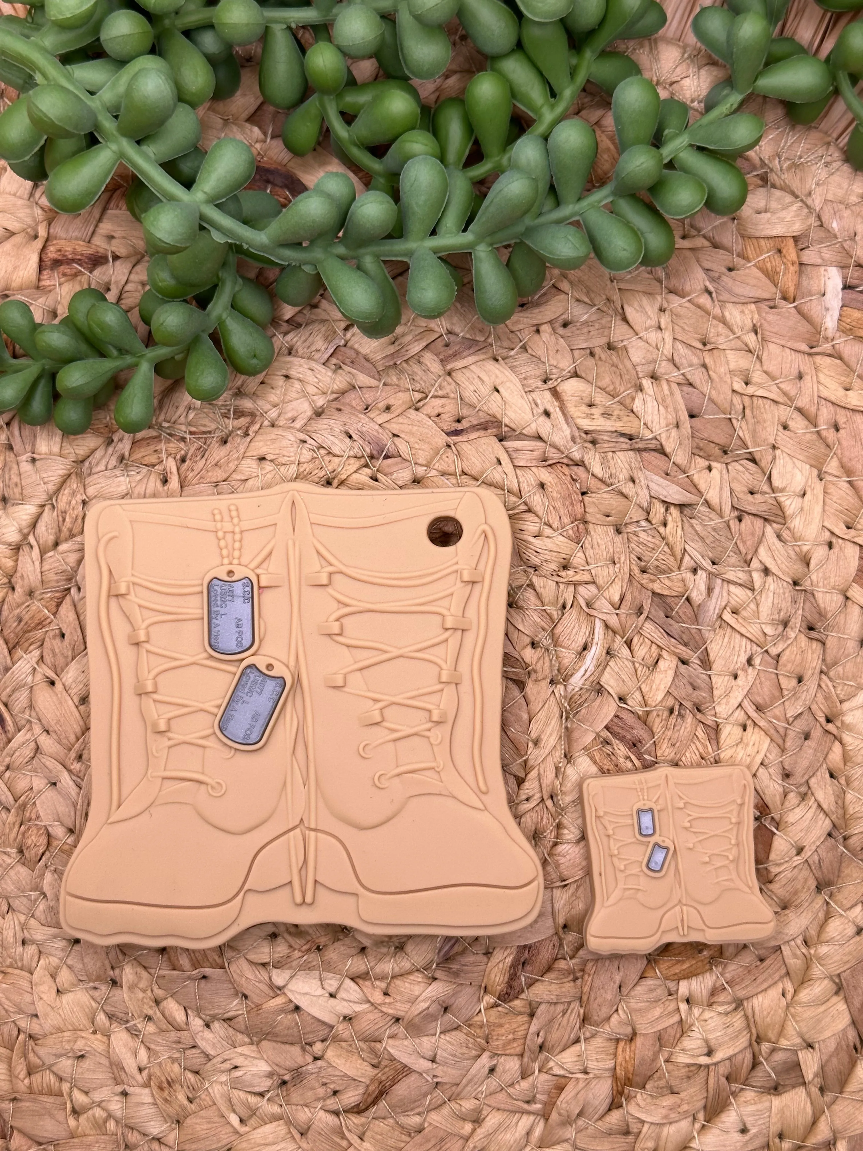 Loved by a Hero Teether and Bead Set