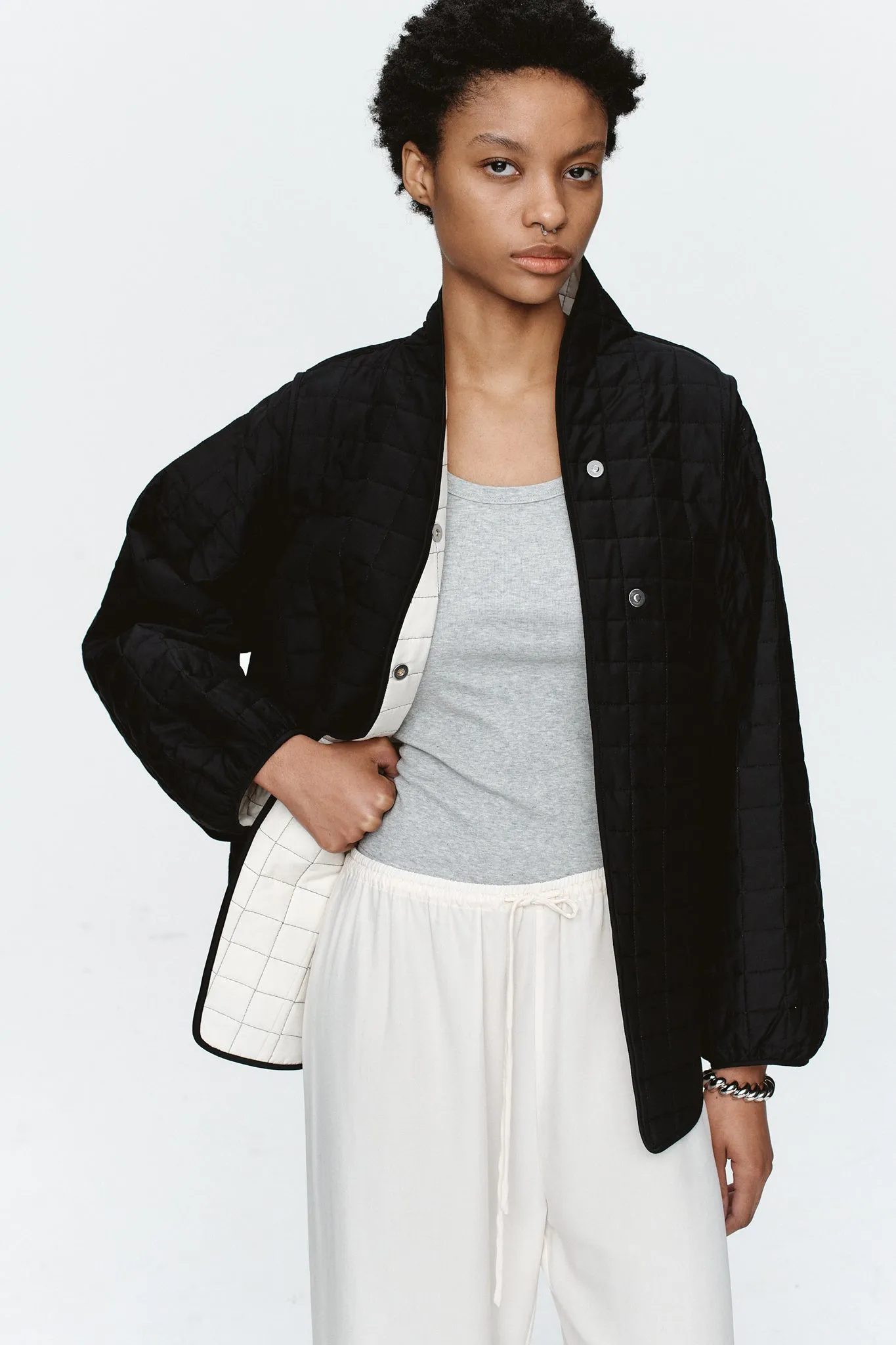 Marle - Agnes Jacket Black/Ivory