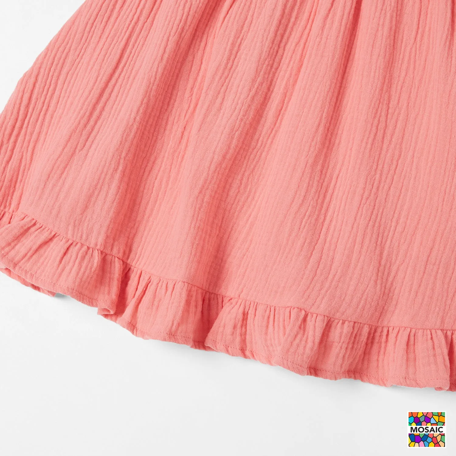 Mother and Daughter Dress Sleeveless Matching Set with Headband