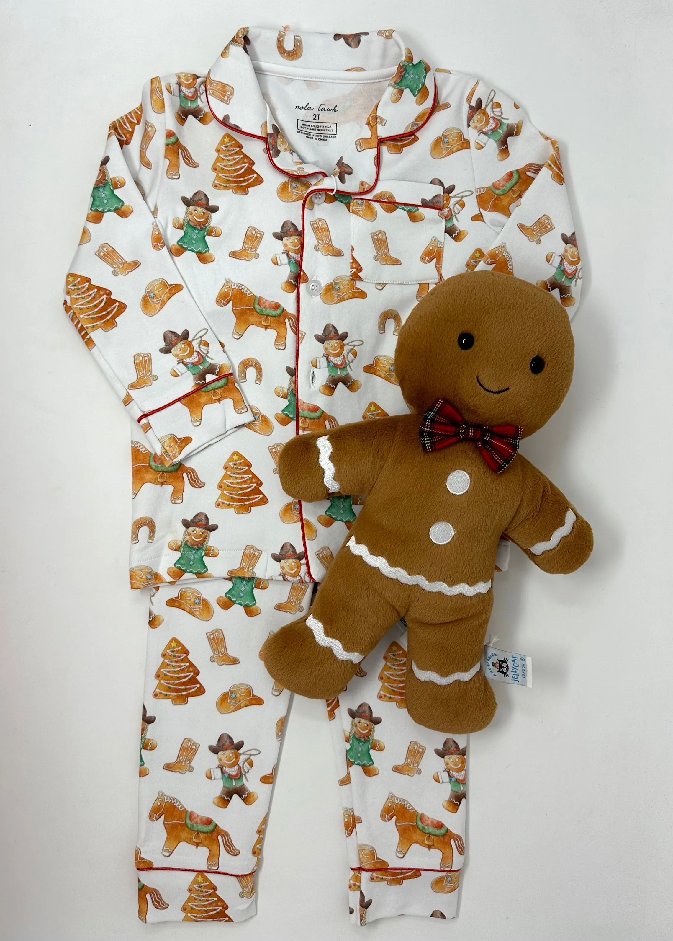 Organic Cotton Christmas Pajamas - Cookie Round Up