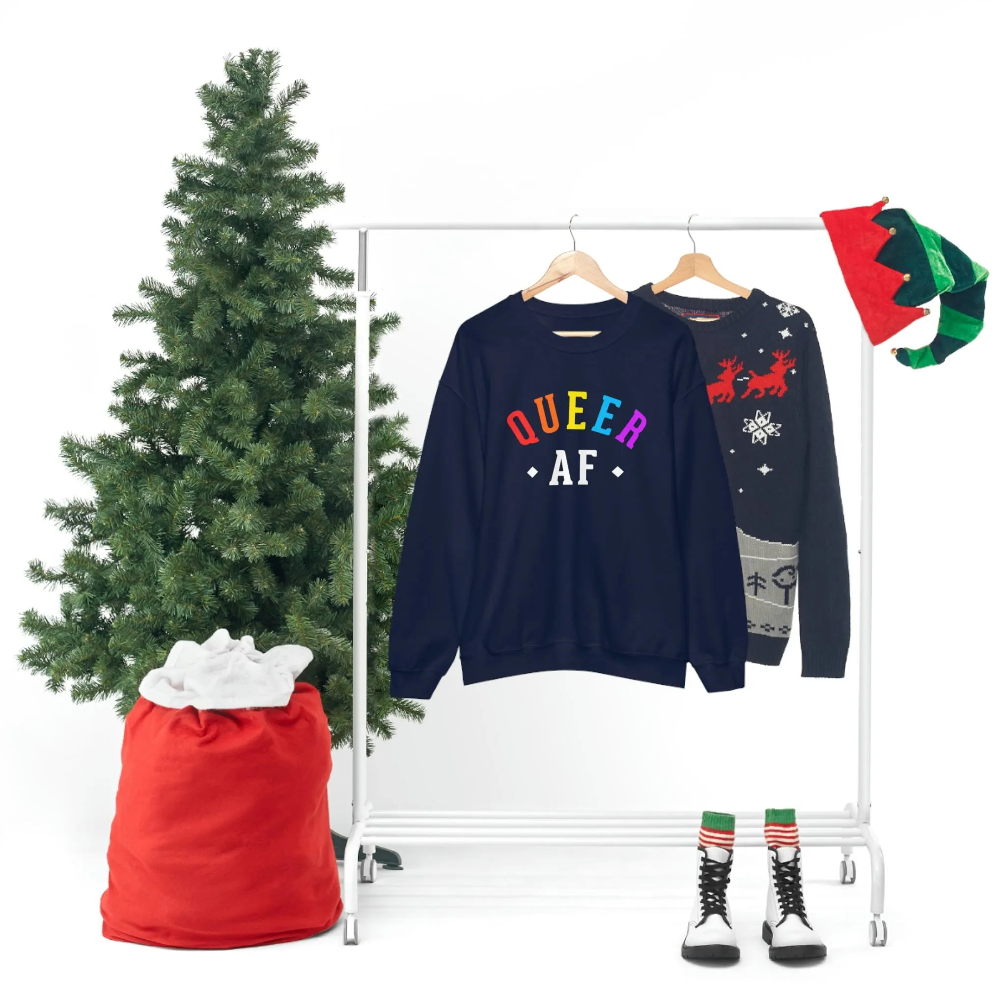 Queer AF Unisex Sweatshirt