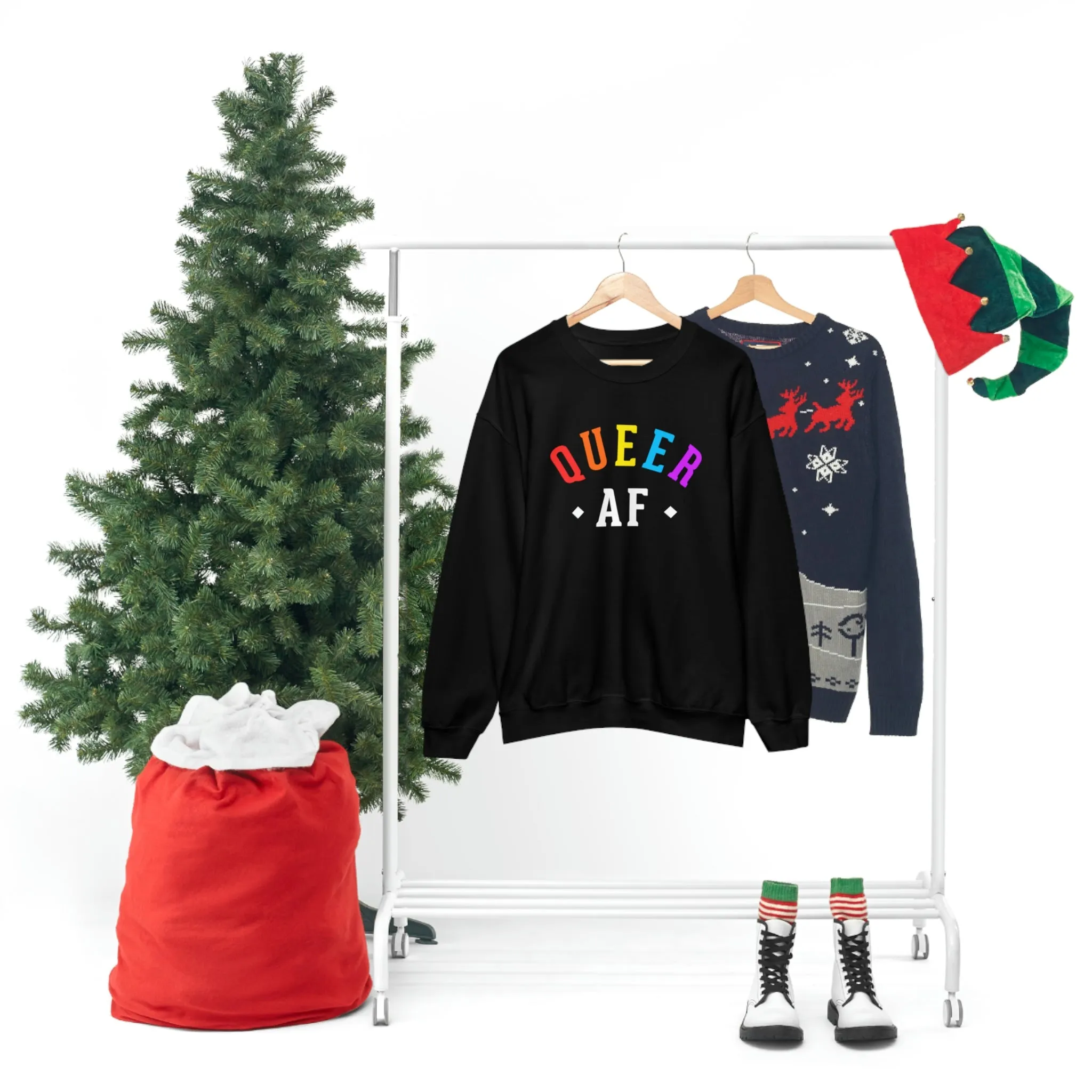 Queer AF Unisex Sweatshirt
