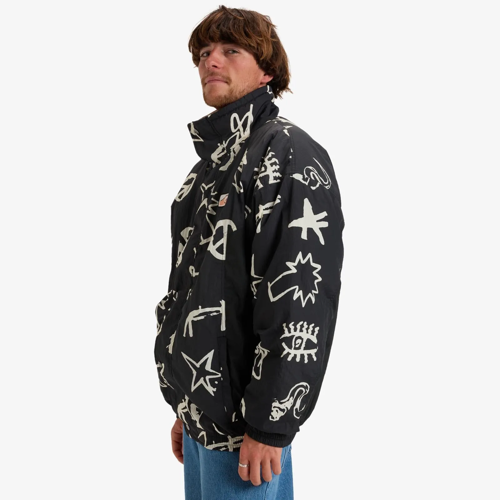 Quiksilver Mens Take Us Back Bomber Jacket