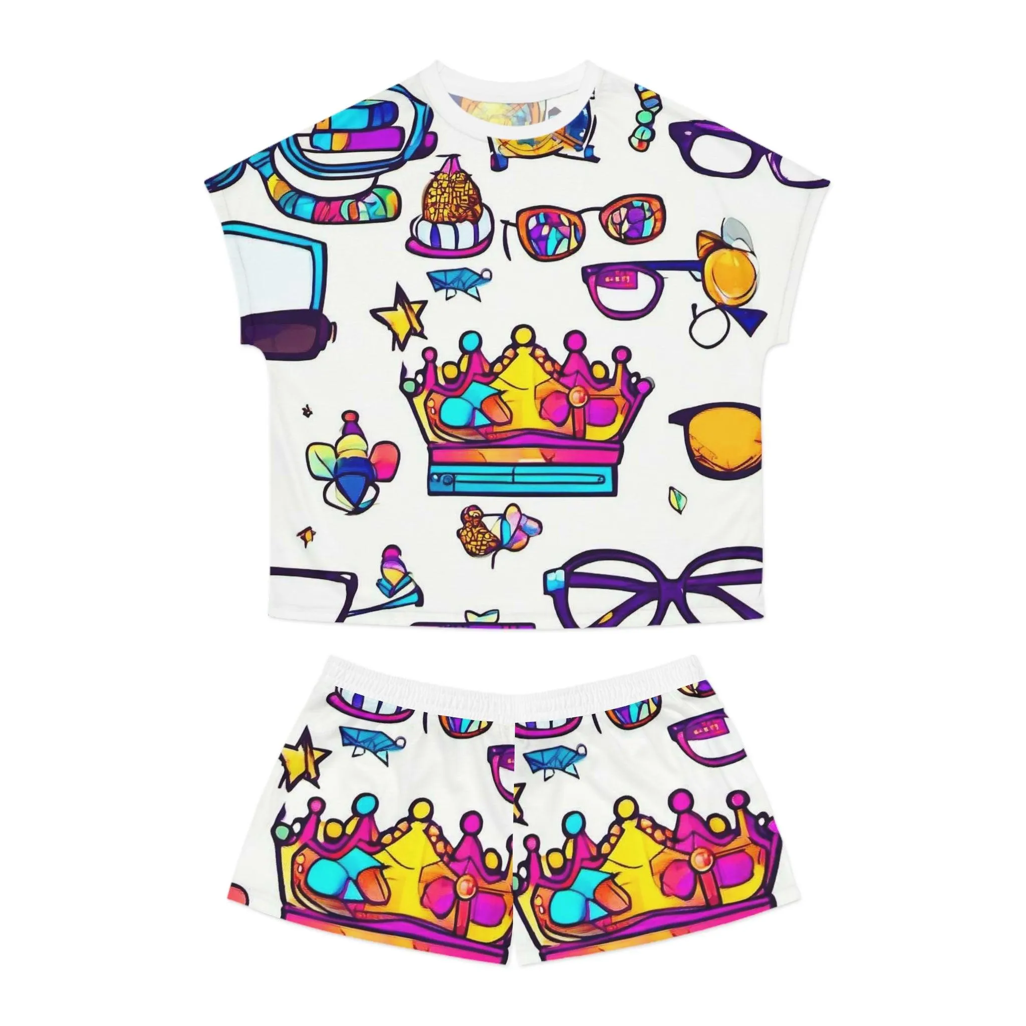 "Nerd Chic" Women's Short Pajama Set