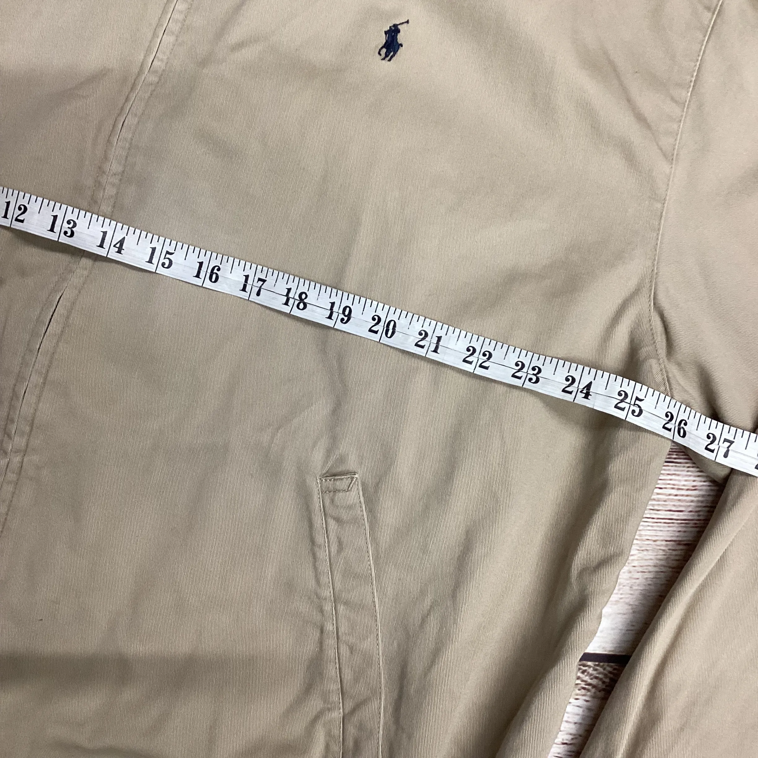 Ralph Lauren Polo Beige Harrington Jacket Size XL