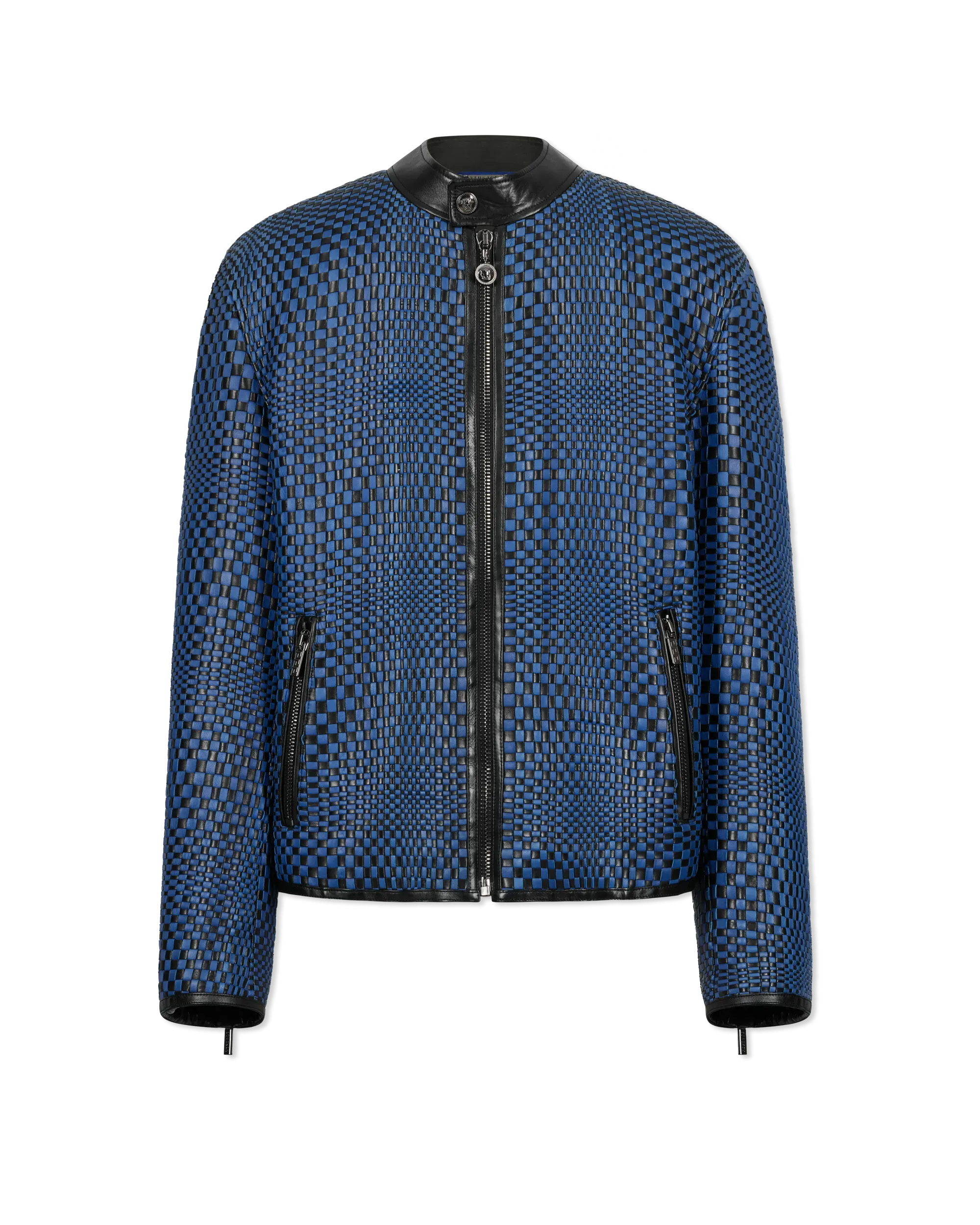 Runway Handwoven Leather Jacket