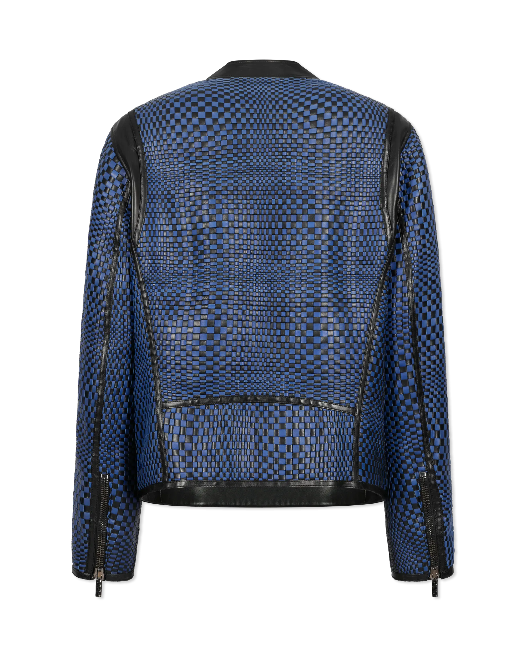 Runway Handwoven Leather Jacket