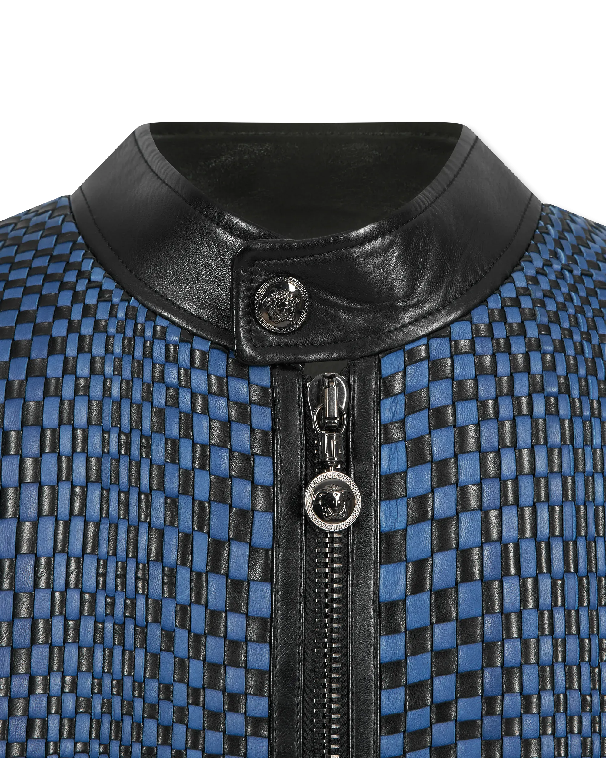 Runway Handwoven Leather Jacket