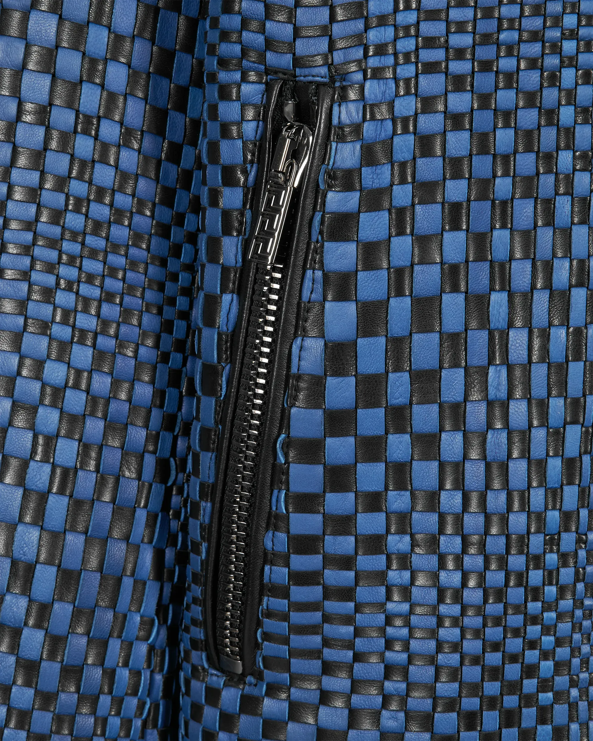 Runway Handwoven Leather Jacket