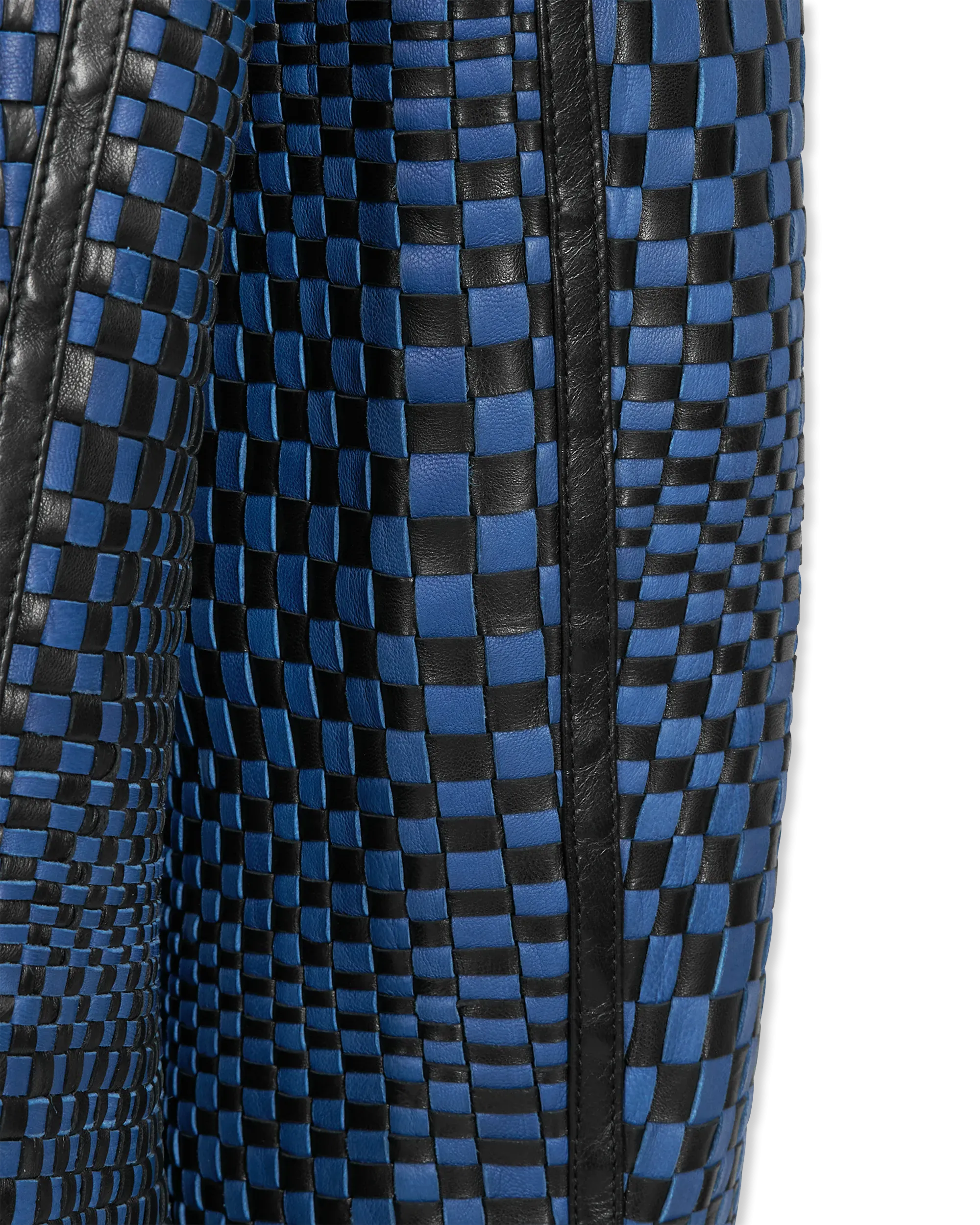 Runway Handwoven Leather Jacket