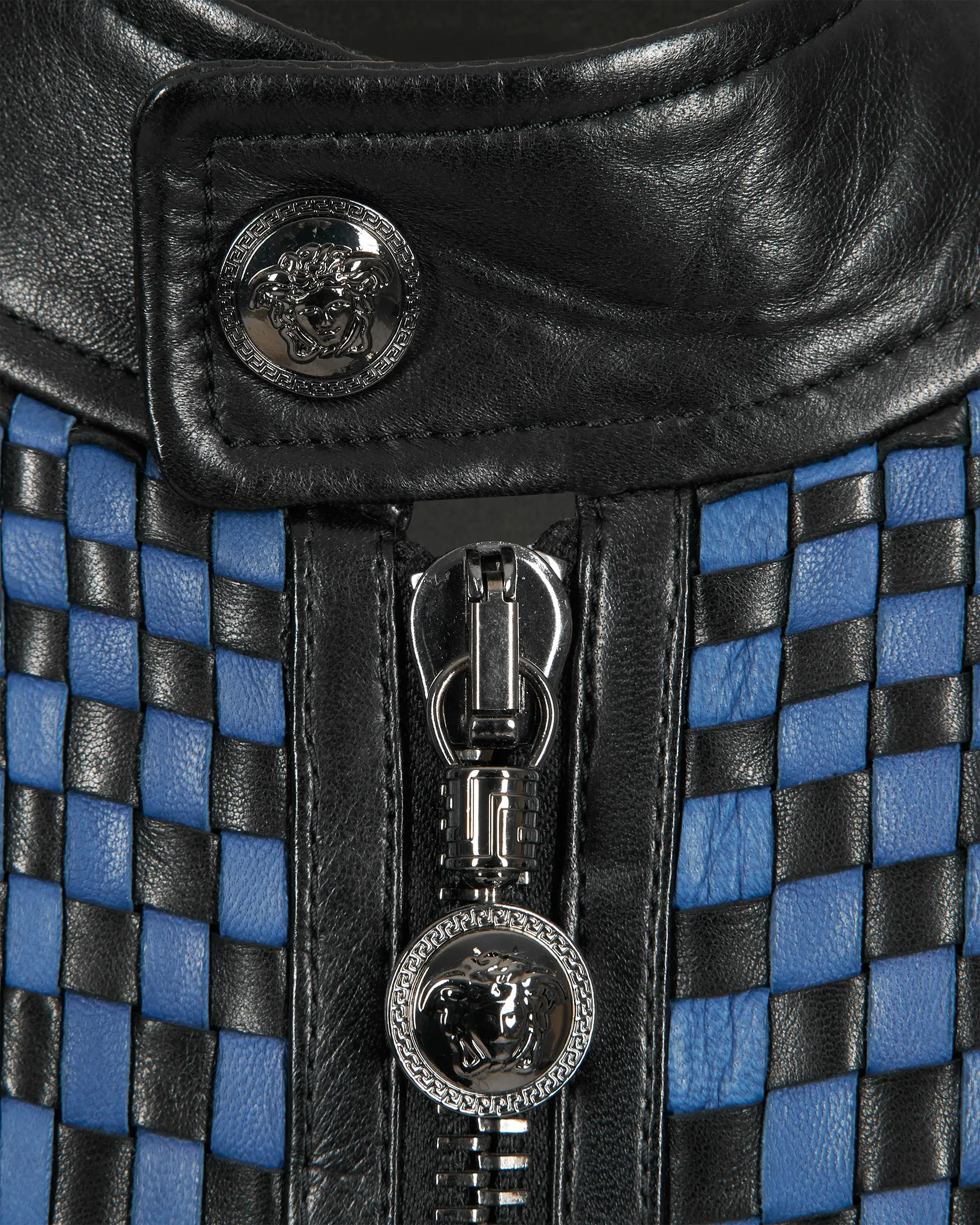 Runway Handwoven Leather Jacket