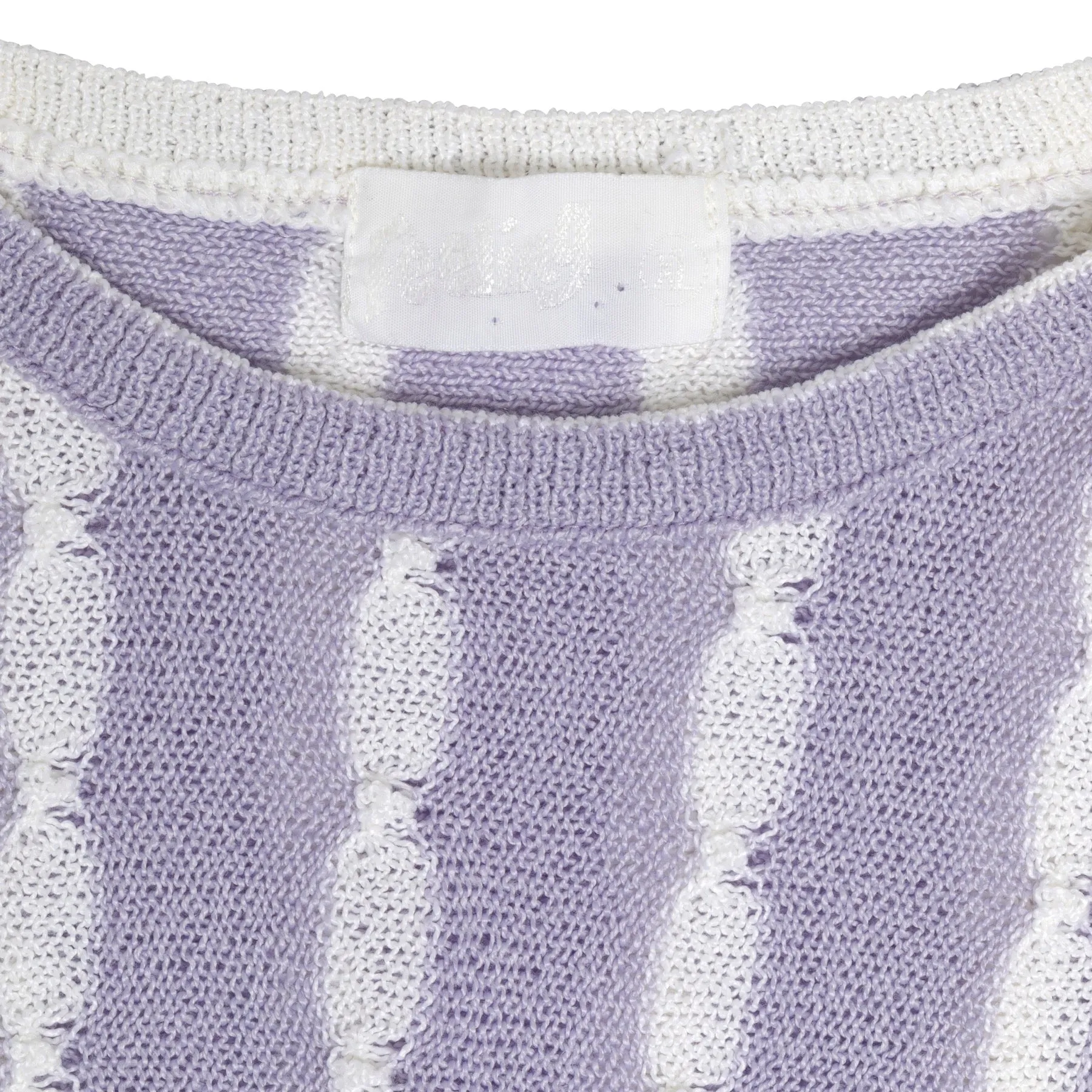 Shibori Jacquard Fine Guage Puckered Float Stitch Jumper
